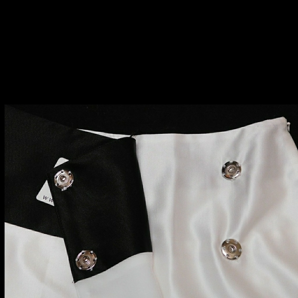 🌟2X HP🌟BOUTIQUE-ELLIATT W & B ASYML MINI SKIRT - Picture 5 of 8